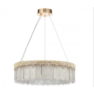 5091/80L L-VISION золотой/стекло Люстра LED 80W 3700K CLEO