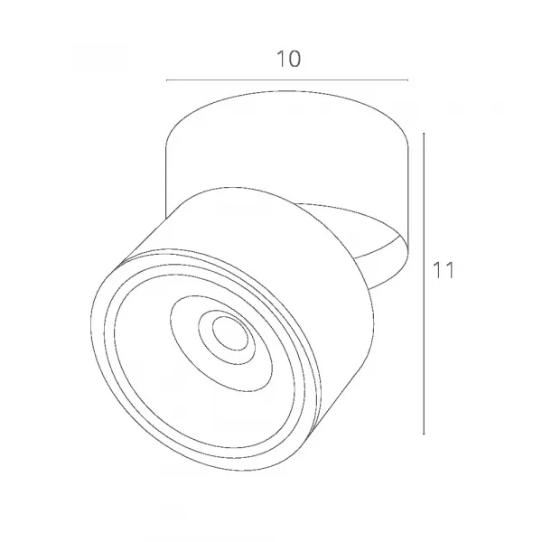 Спот Arte Lamp ARCTURUS ARTE LAMP A7715PL-1BK
