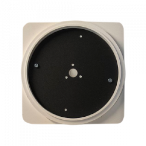 Платформа теневая круглая одинарная под светильник HANDY 28W черная 175х175х2мм