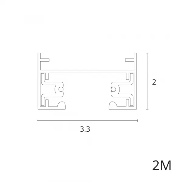 Шинопровод Arte Lamp TRACK ACCESSORIES ARTE LAMP A540233