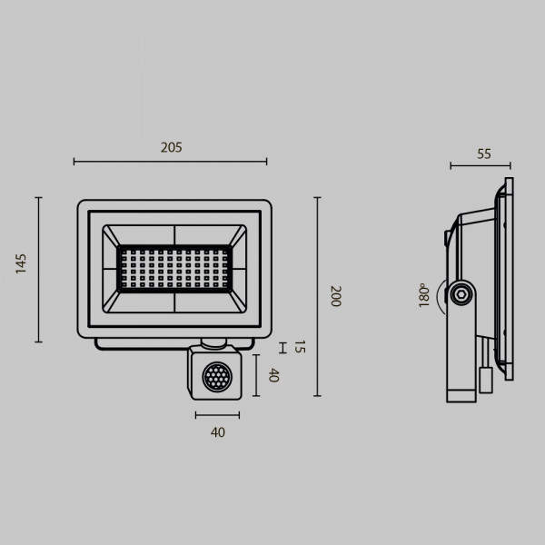 Прожектор Flood 6500К 50Вт IP 65