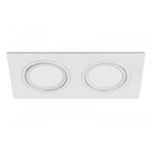 Светильник MR16 ZOOM DUO белый, 172*92/150*70 мм, 50 шт/кор