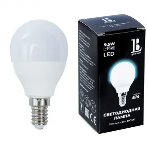 Светодиодная лампа L&B 9W 950Lm 3000K E14 E14-9,5W-3000К-G45