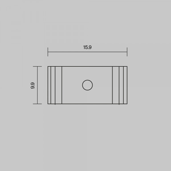Комплект креплений (для профиля 25×42 и 35x51) 4 шт., ALM-2542-MT