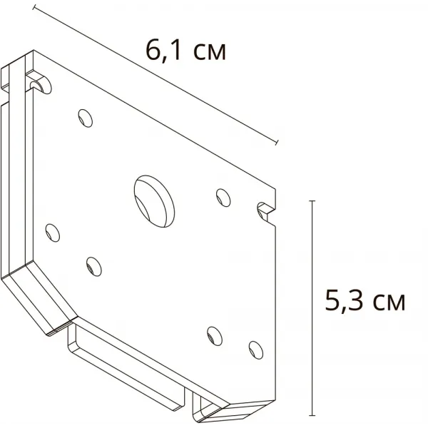Заглушка для магнитного шинопровода Arte Lamp LINEA-ACCESSORIES ARTE LAMP A484233E