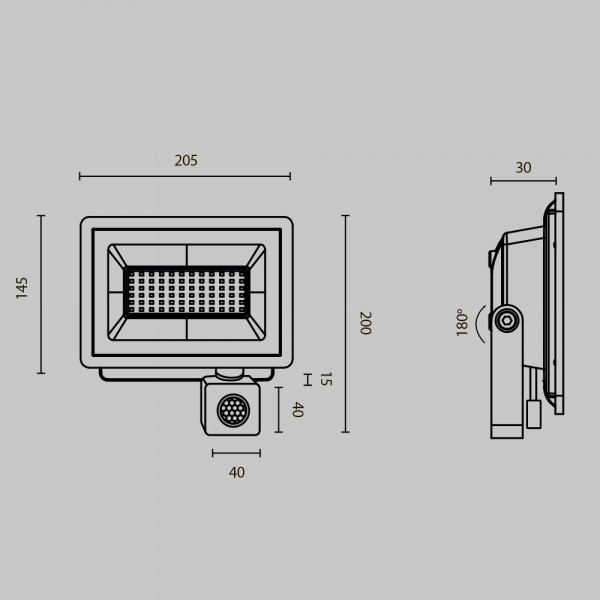Прожектор Flood 4000К 50Вт IP 65