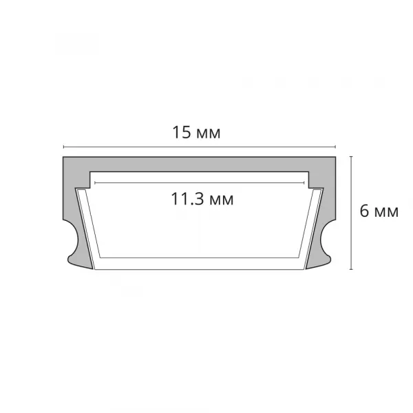 Профиль для ленты Arte Lamp SURFACE ARTE LAMP A150606S