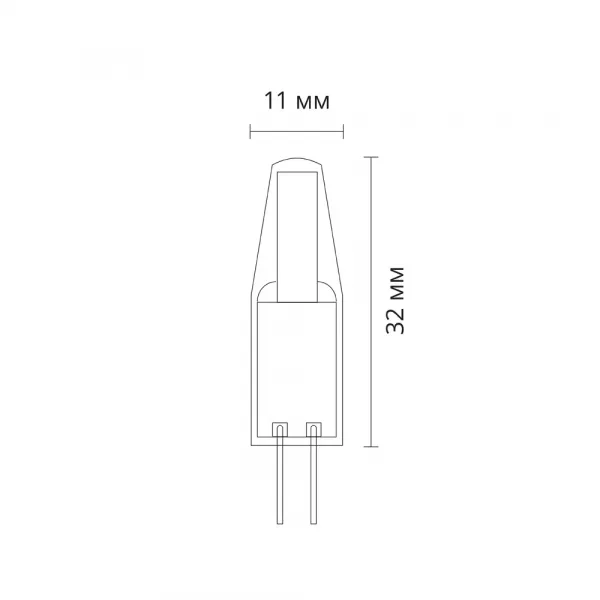 Светодиодная лампа Arte Lamp LUGO Капсульная 1.5W 150Lm 4000К G4 ARTE LAMP A0415-4K