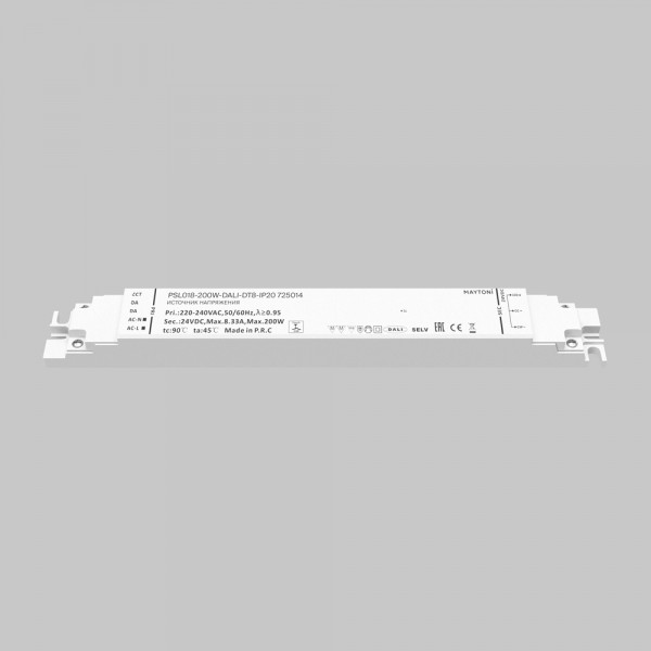 Источник напряжения 24В Dali DT8 200Вт IP 20