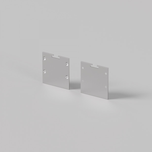 Комплект заглушек (для профиля 35×35) 2 шт., ALM-35-S-EC 642037