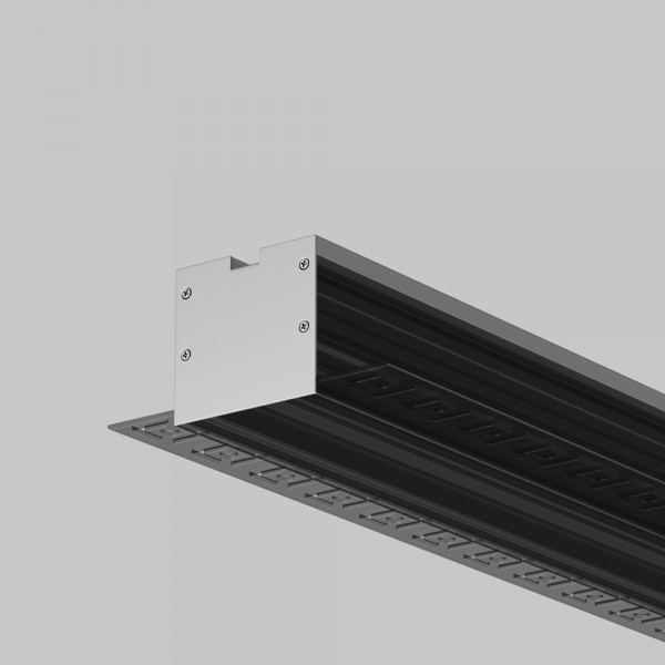Комплект заглушек (для профиля 72×36) 2 шт., ALM-7236T-S-EC 642083