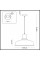 3361/1 PENDANT ODEON LIGHT 3361/1