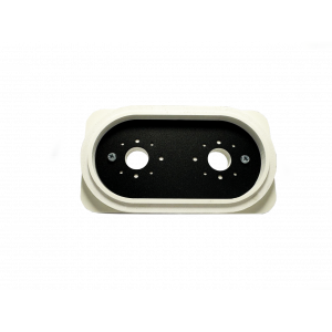 Платформа теневая черная овал DUO под светильник Art GU10 160х90х20мм