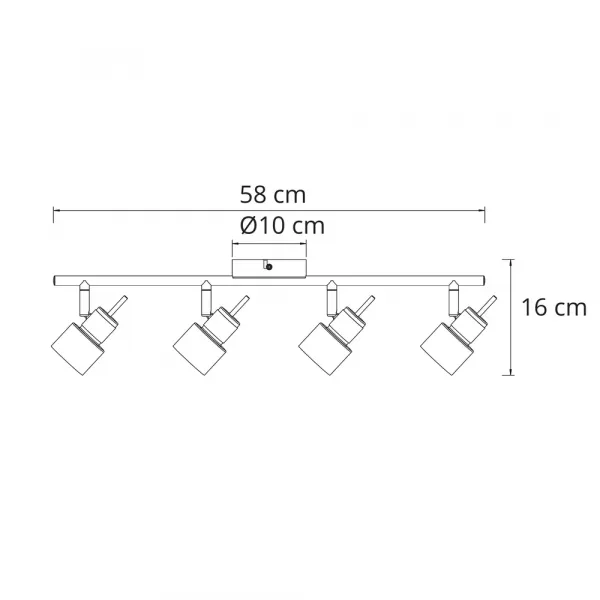 Спот Arte Lamp ALMACH ARTE LAMP A1906PL-4WH